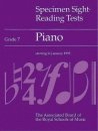 Specimen Sight-reading Tests: Grade 7: Piano by Alan Ridout Paperback Book TheFREE US DELIVERY | ISBN: 1854727729 | Quality Books