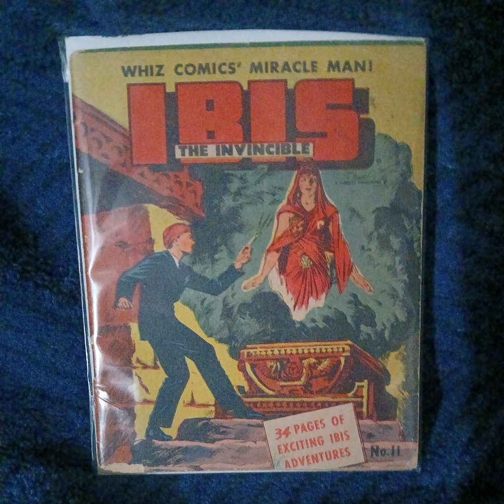 vintage IBIS THE INVINCEBLE, FAWCETT MINIATURE COMIC #11, 1942, VG/FINE