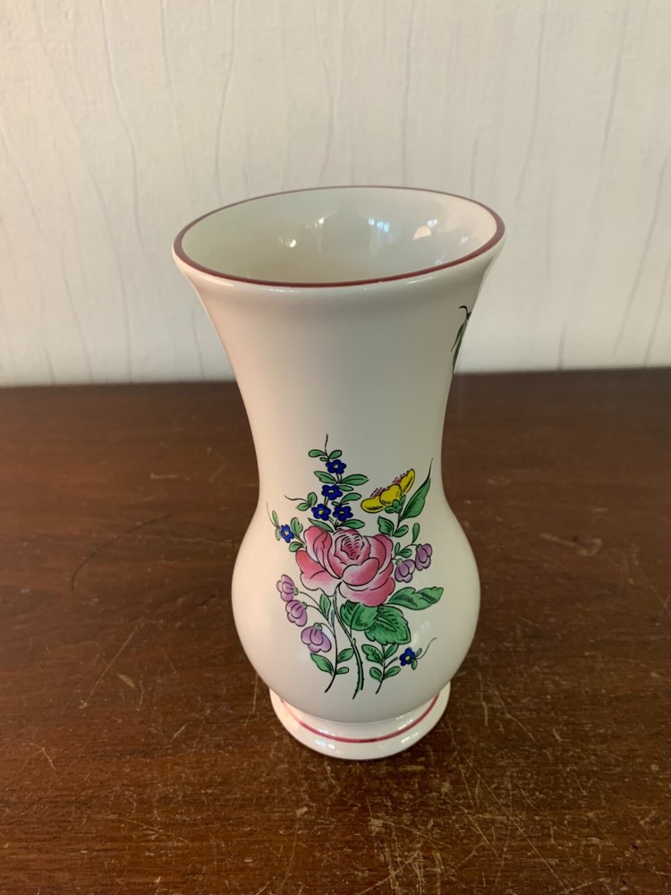 Lunéville Earthenware Vase H:17Cm