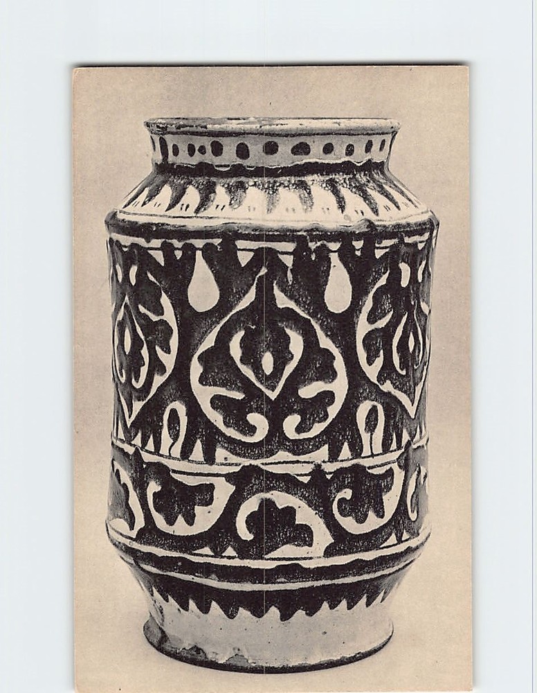 Postcard Maiolica Albarello The Metropolitan Museum of Art USA
