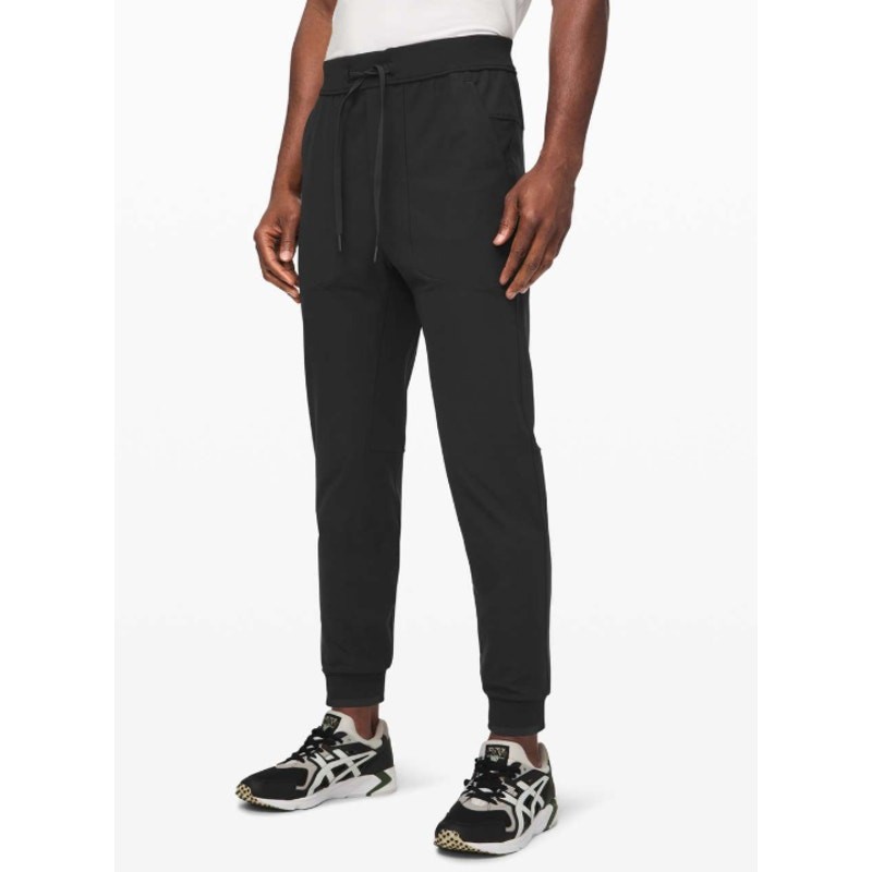 lululemon ABC Jogger Tall Mens Size L Black Casual Lounge Pull On Athletic