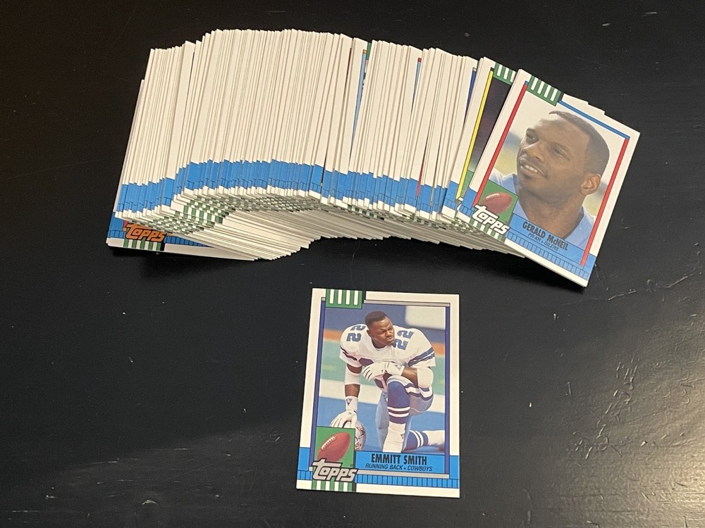 1990 Topps Traded Football Emmitt Smith RC +