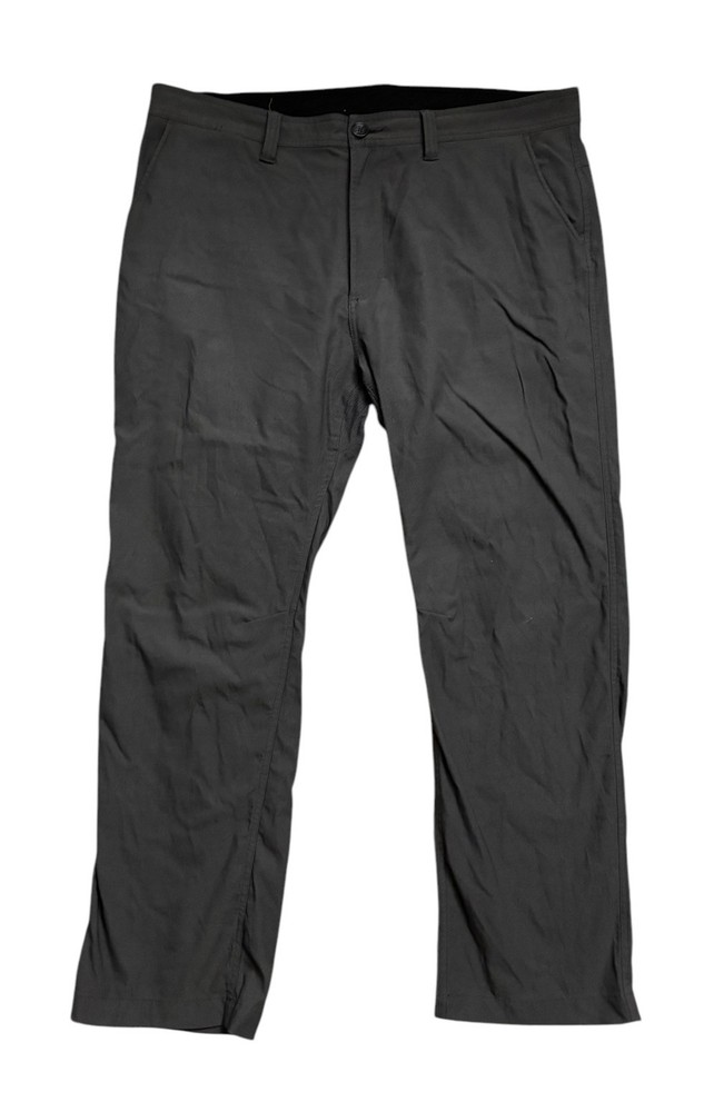 prAna Pants Mens Size 40x30 Dark Gray Alameda Hiking Pants Slim Fit Side Pocket