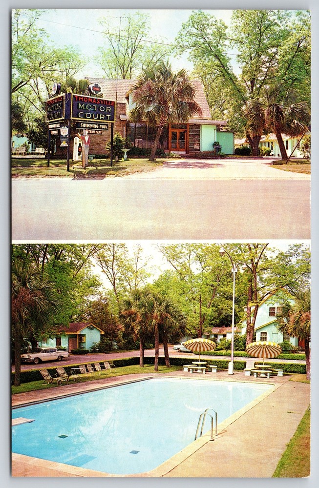Roadside~Thomasville Motor Court Thomasville Georgia~Vintage Postcard