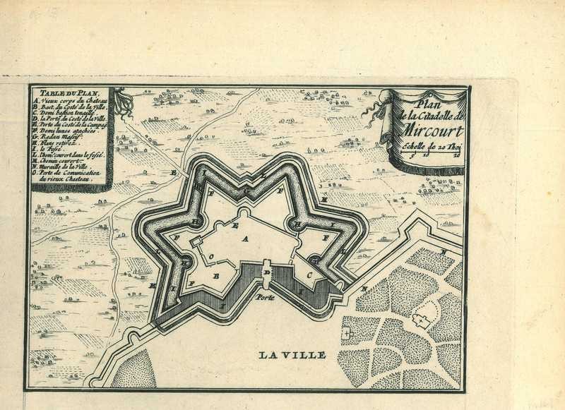 City map of Mirecourt