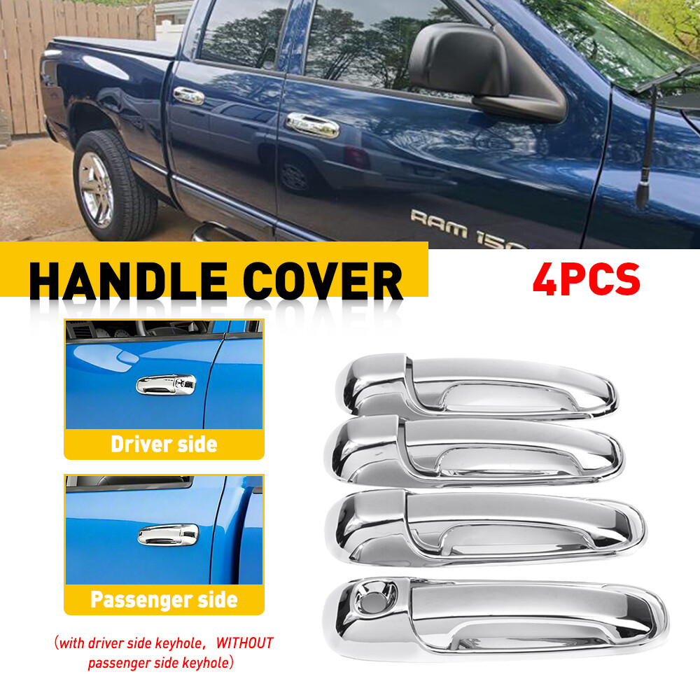 2002-08 Dodge Ram 1500 2500 3500 Chrome Outer Door Handle LH RH