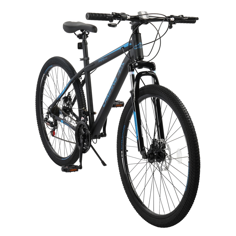 CamPingSurvivals 27.5-In 21 speed double disc brake folding mountain bike MTB