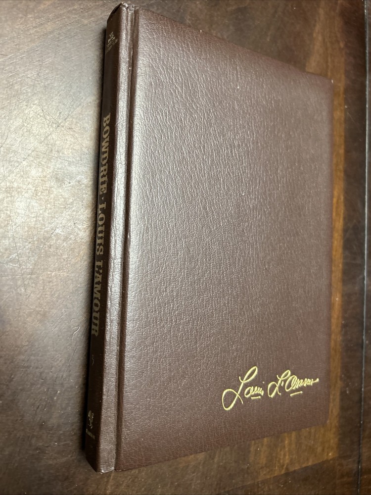 BOWDRIE'S LAW by Louis L’Amour Leatherette Book Leather Brown