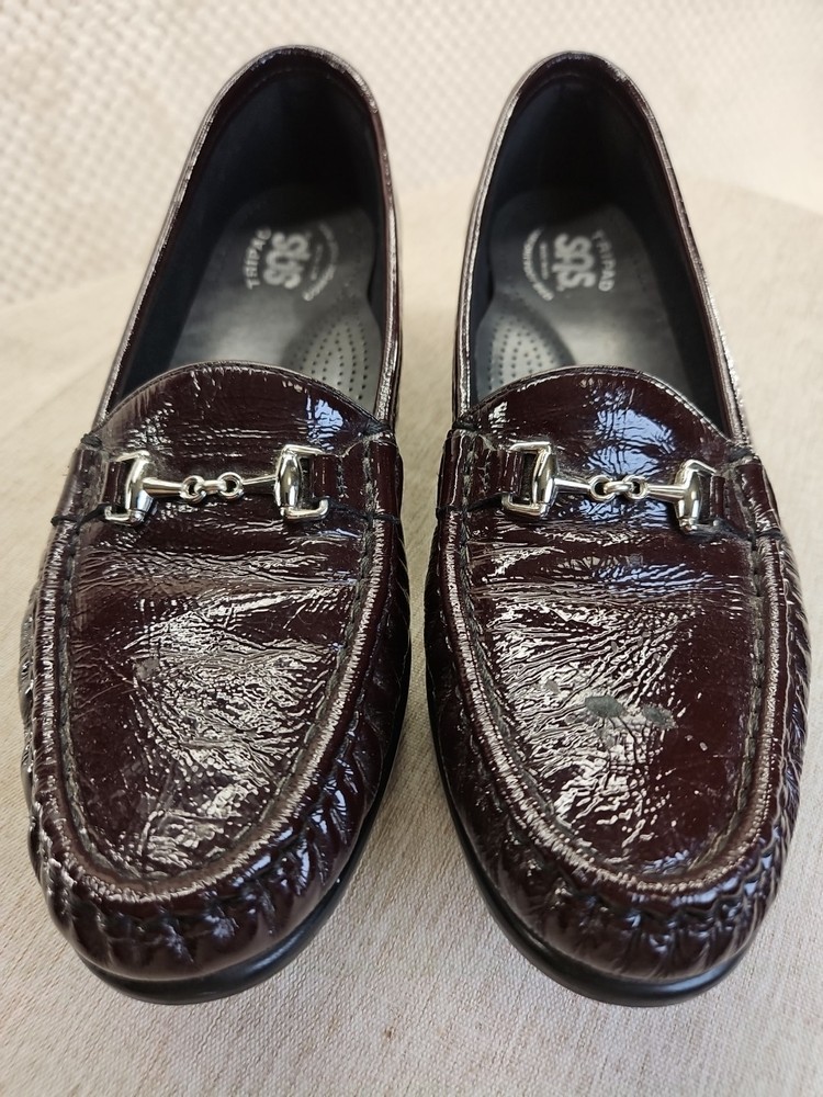 SAS Womens Loafers Perpetual Shine TripAdvisor Comfort Foot Bed W 10