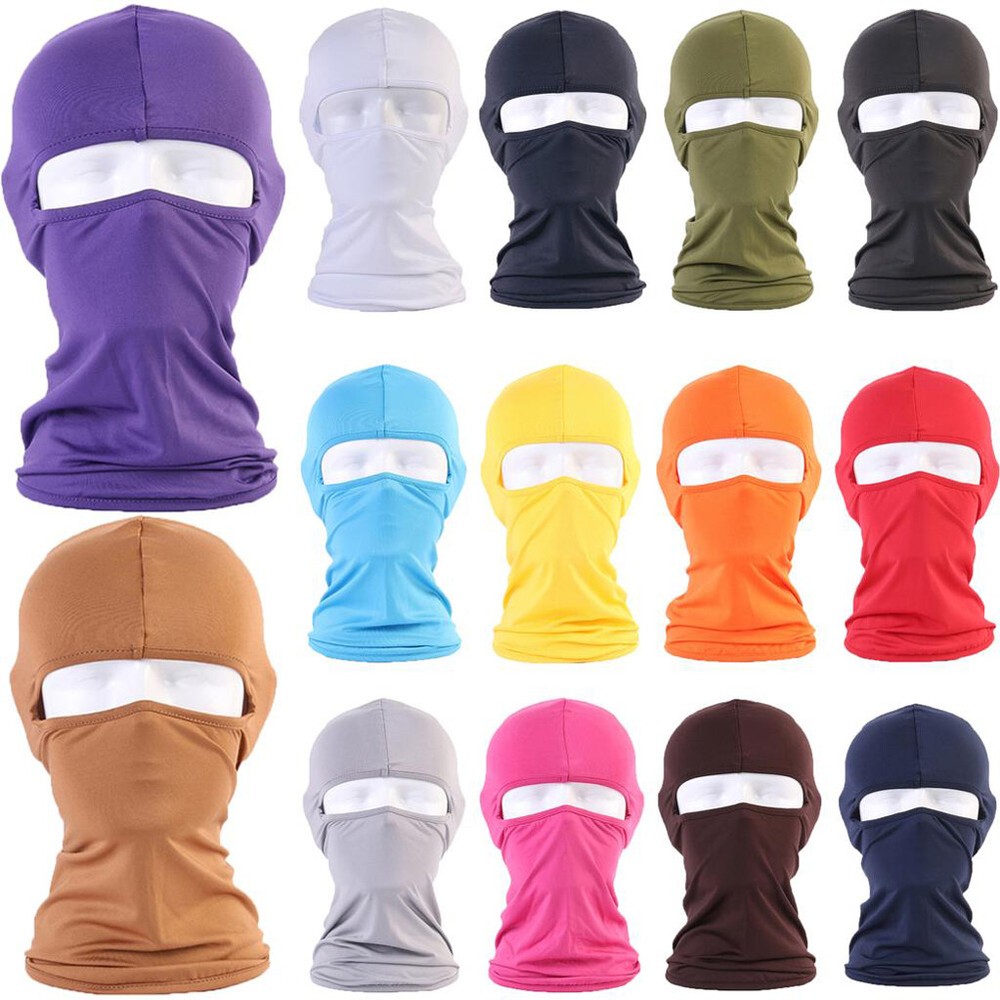 Outdoor Riding Sports Windproof Sunscreen Face Mask Neck Warmer Balaclava Hats Ⓡ