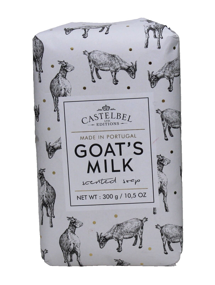 Goat’s Milk Scented Soap Bar Imported Portugal 10.5 oz / 300 g Brand New