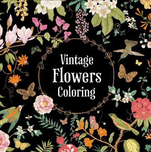 Vintage Flowers Coloring Paperback Publications International LtdFree US Delivery | ISBN:1639385525