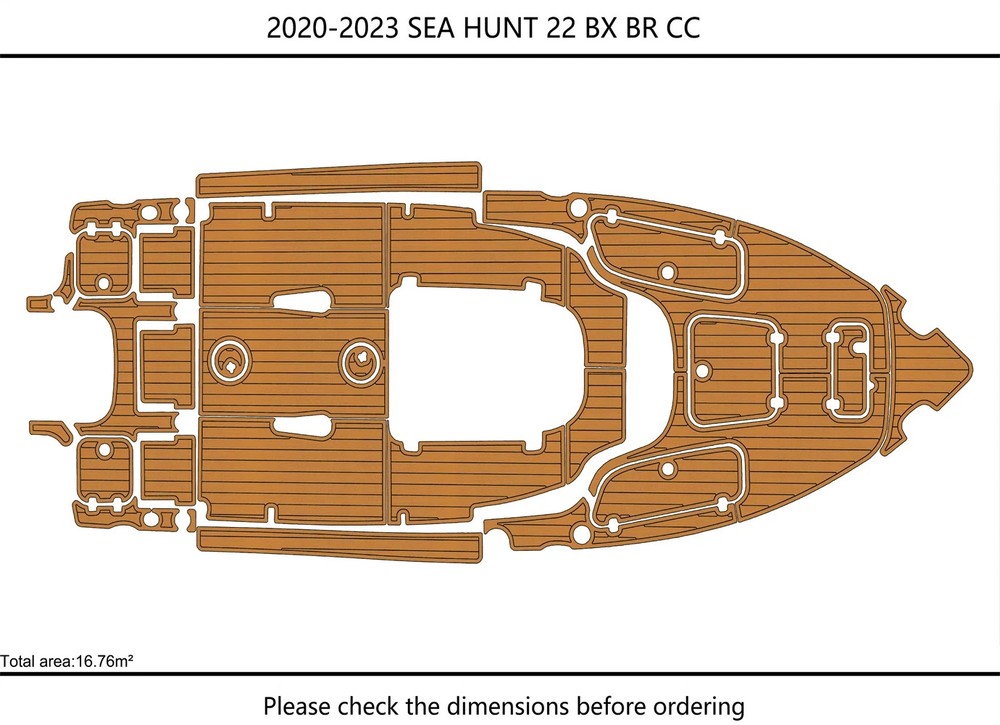 2020-2023 Sea Hunt 22 BX BR CC EVA Seadek EVA Foam Boat flooring