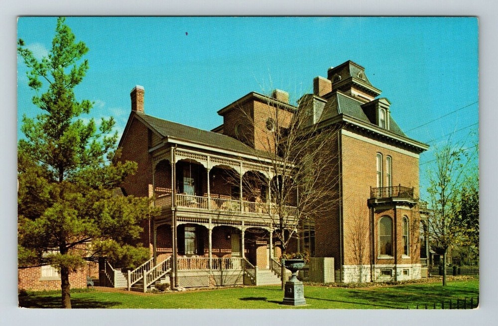 Indianapolis IN Indiana, Morris Butler House Museum  Vintage Souvenir Postcard