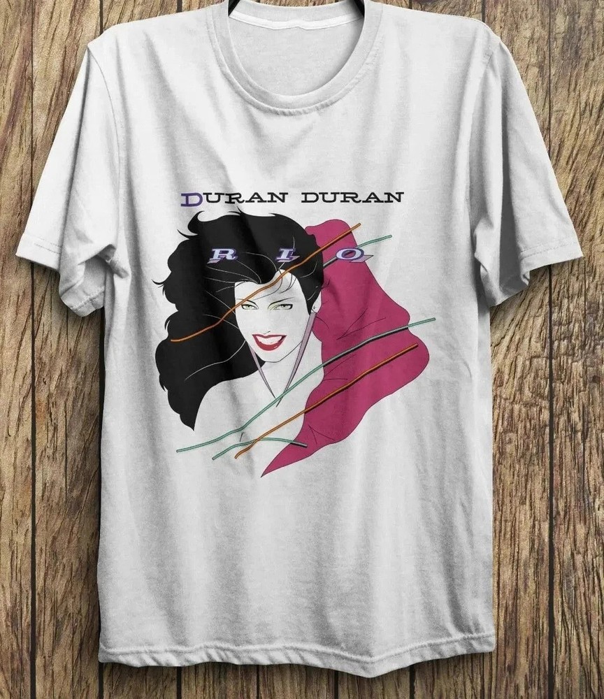 Vintage Rio Tour 1982 Duran Duran Band White S to 4XL Tee Shirt
