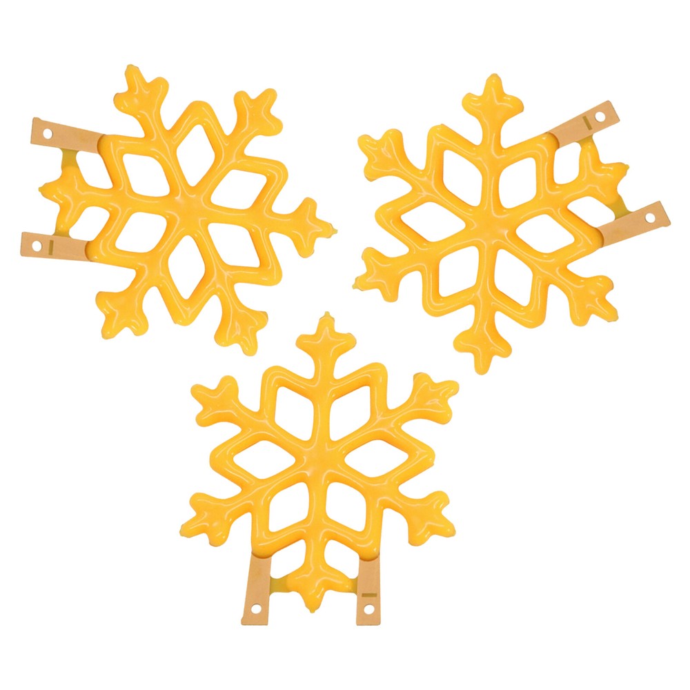 3PC Snow Shape LED Light Filament 3V Halloween Christmas Home Party Decoration