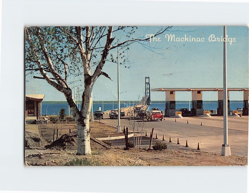 Postcard The Mackinac Bridge Michigan USA