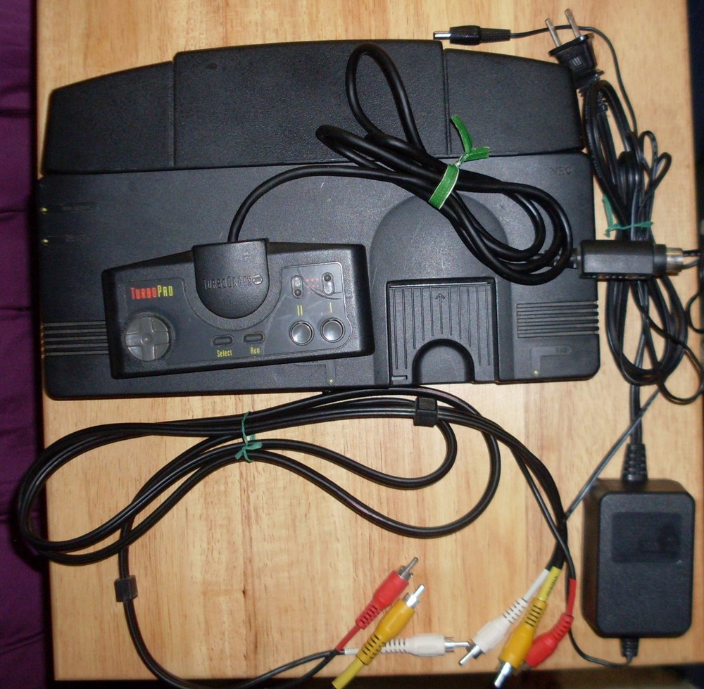 NEC TurboGrafx-16 Console w/Cables & Controller Tested