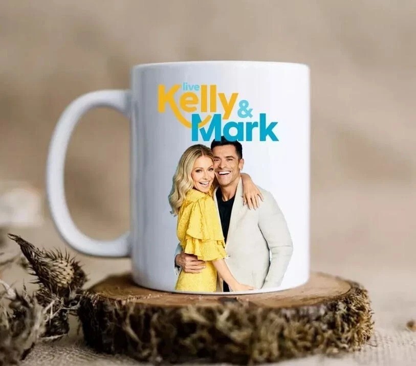 Live Kelly and Mark White Ceramic Mug or Accent Coffee