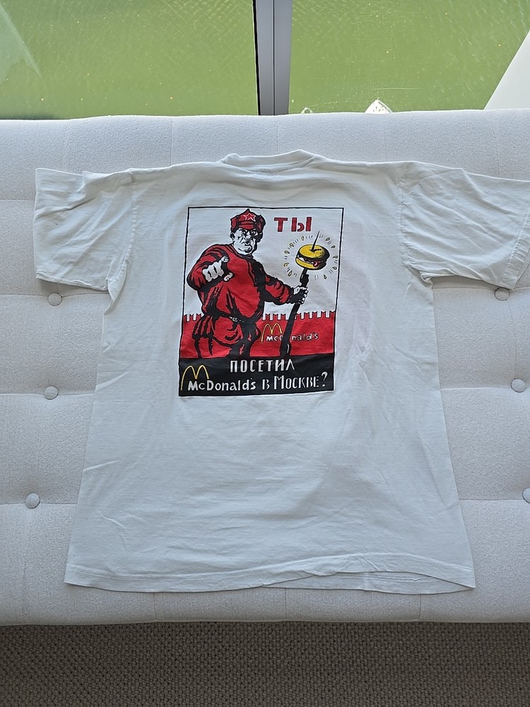 Vintage 80s Size XL McLenin Parody Shirt
