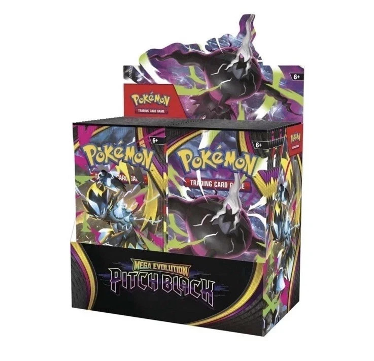 Pokemon Mega Evolution Pitch Black Booster Box Factory Sealed ships 7/16