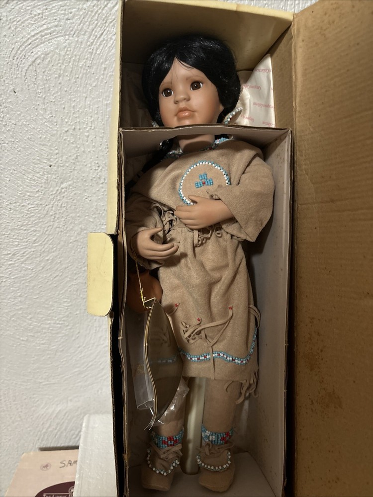 American Diary Doll: Many Stars 1991 by Linda Mason Porcelain  W/soft Body
