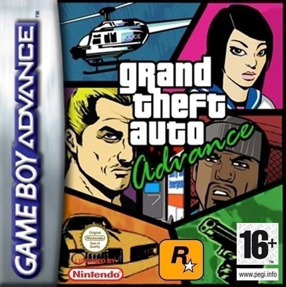 Grand Theft Auto GTA GBA Video Game Gameboy Advance 2004 TESTED WORKING NEW