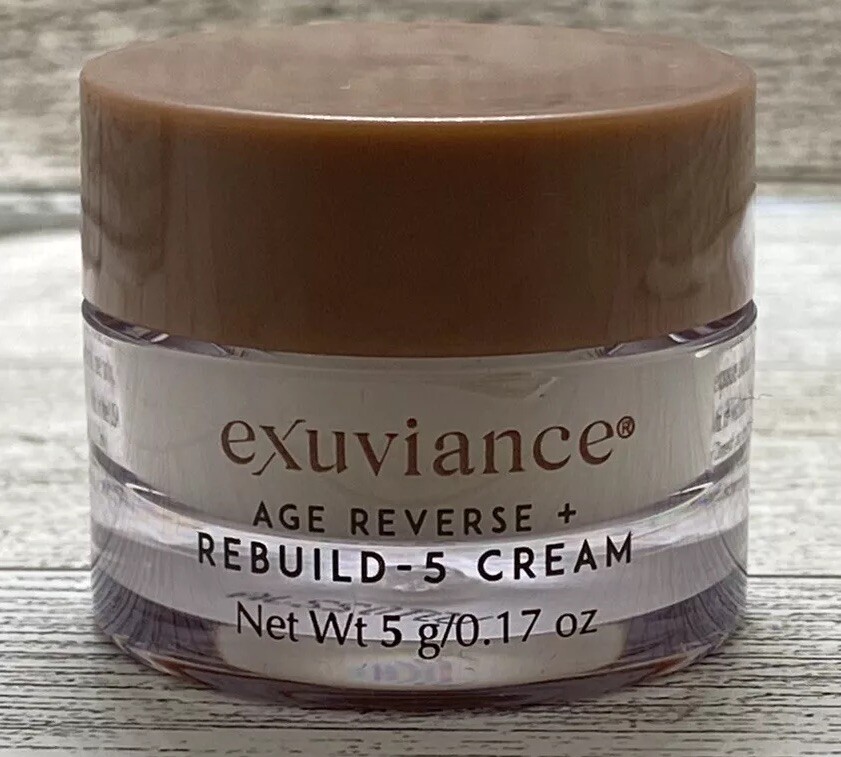 Exuviance Age Reverse + Rebuild 5 Cream 0.17oz Travel Size