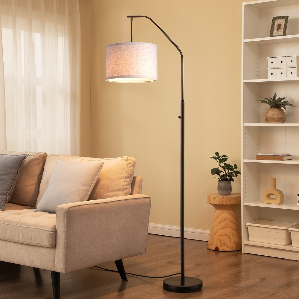 Arched Floor Lamp, LED Dimmable Light for Living Room, Bedroom, Office