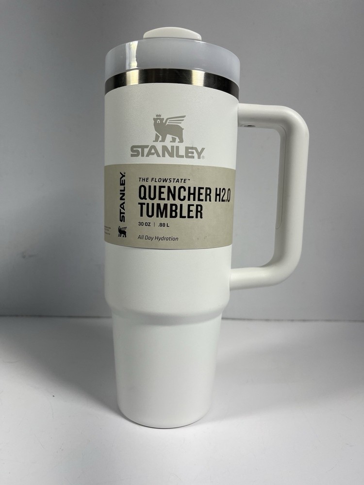 Stanley 40 oz Stainless Steel H2.0 Flowstate Quencher Tumbler Frost White