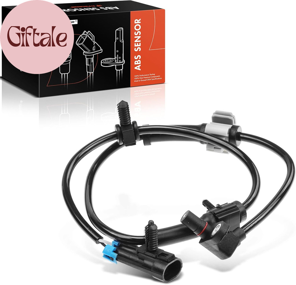 Front ABS Wheel Speed Sensor - Compatible with Chevy GMC & Caillac Models - Esca