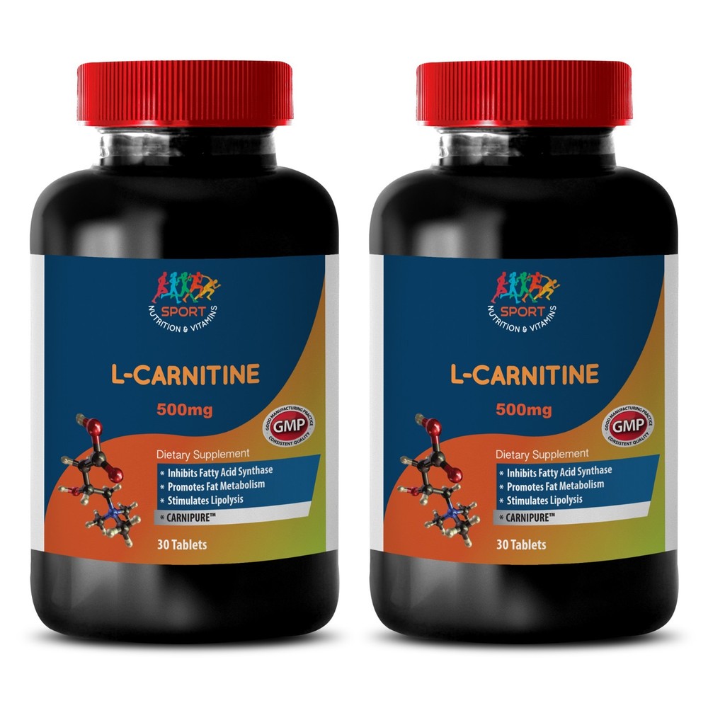 L Carnitine 1500 - L-CARNITINE 500MG - Pure and Potent Ingredients - 2 Bot