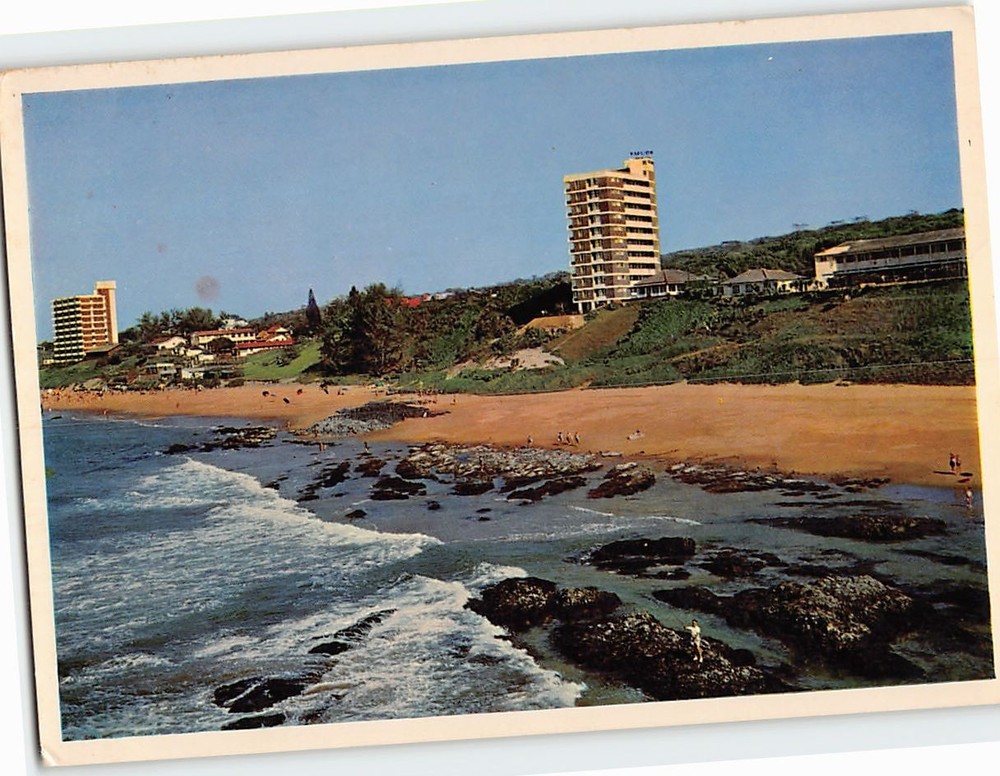 Postcard Umhlanga Rocks Durban in KwaZulu-Natal South Africa