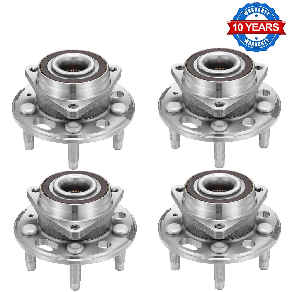 Set 4 Front Wheel Bearing Hubs For Chevy Equinox Buick Regal GMC Terrain 513288