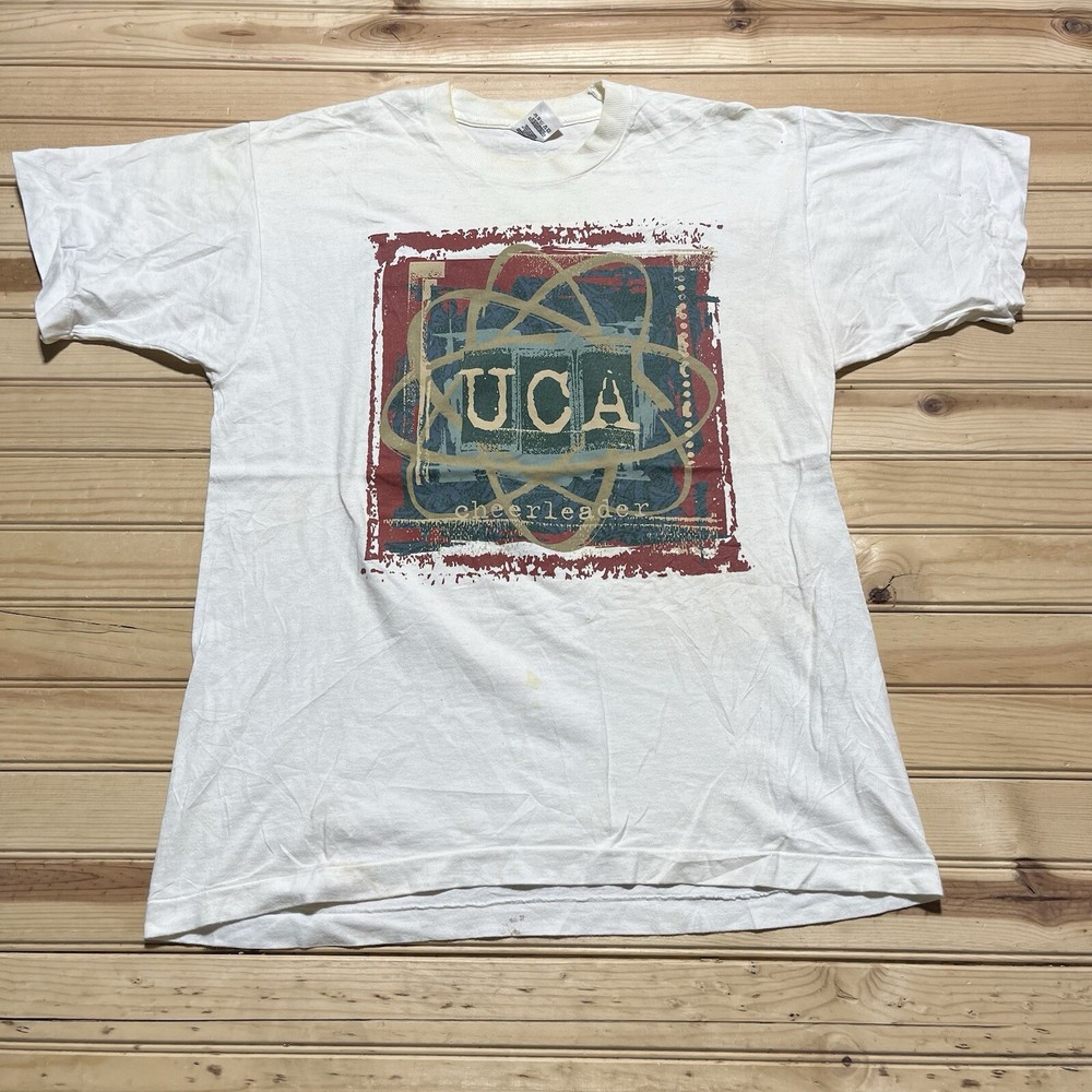 Vintage 90s Cheerleaders Association Collegiate Championship UCA Shirt Size L