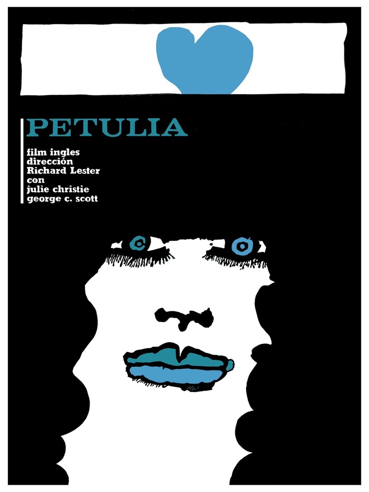 Petulia film Decoration Poster.Graphic Art Interior design.Room home d_cor.3596