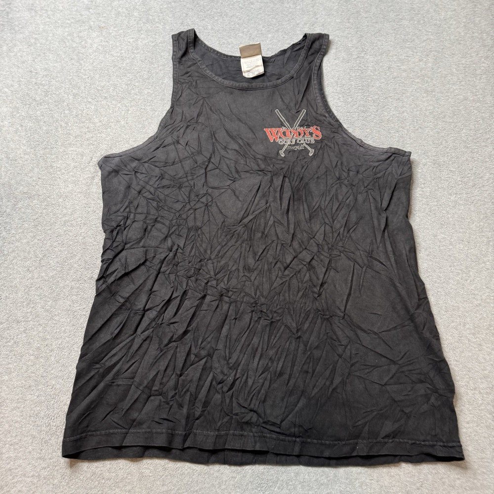 Vintage Alstyle Apparel Activewear Tank Top Mens XL Woodys Golf Club Hawaii