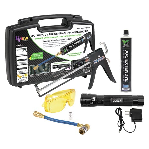 UView Spotgun UV Phazer Rechargeable Leak Detection Kit w A/C ExtenDye-image