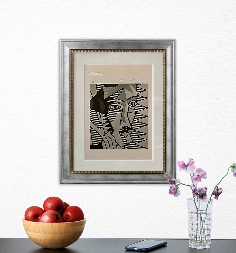 Roy Lichtenstein, Original Hand-signed Lithograph with COA & Appraisal of $3,500