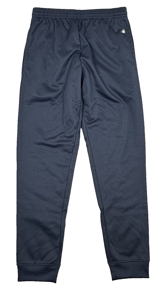 Badger Sport Jogger Sweatpants Mens Medium Fleece Pull On Drawstring Pockets NEW