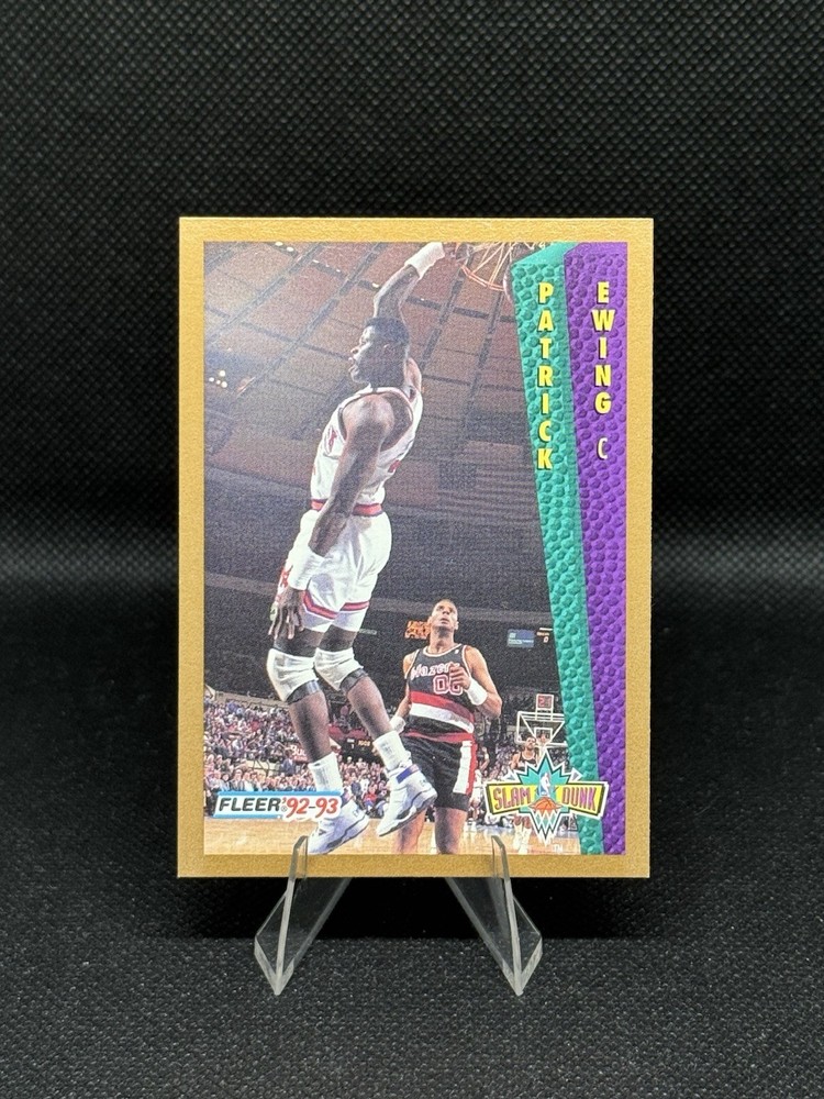 1992-93 Fleer - Slam Dunk Patrick Ewing #291