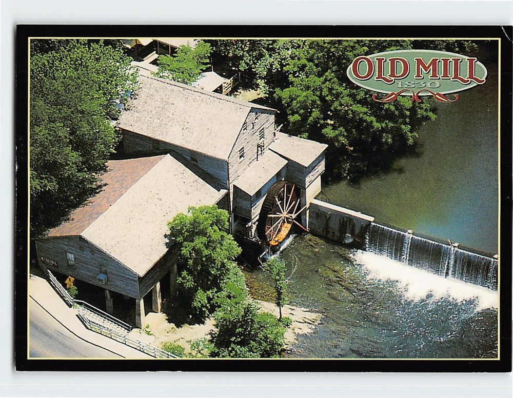 Postcard Old Mill Pigeon Forge Tennessee USA