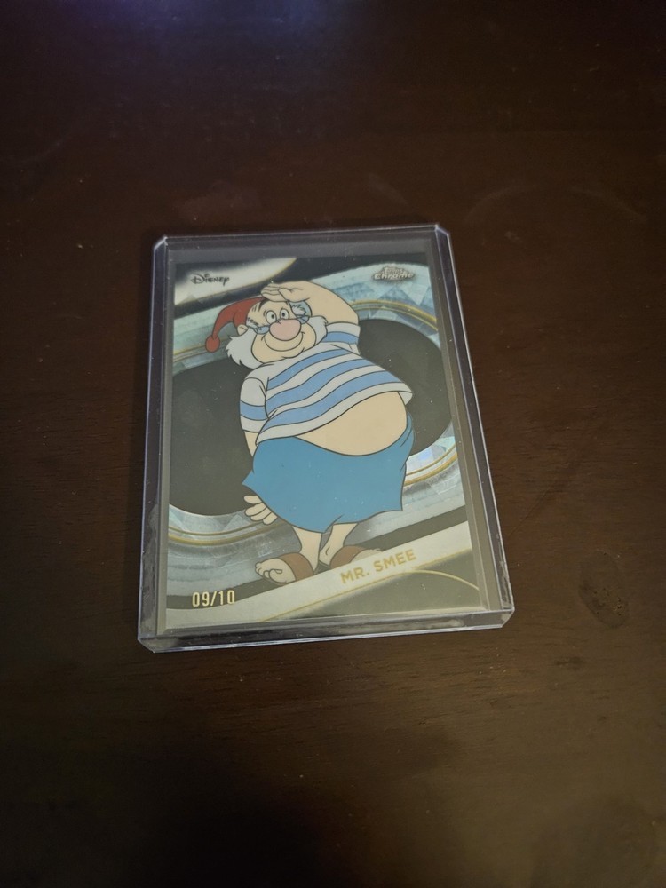 2025 Topps Chrome Disney Sapphire Mr. Smee Black Refractor /10