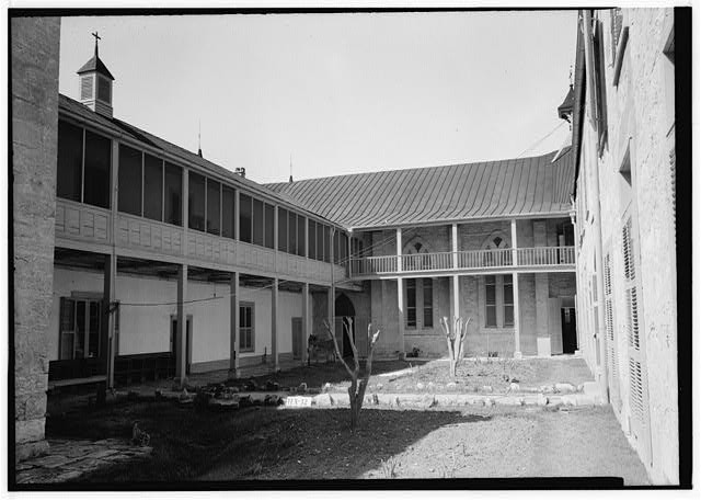 Historic American Buildings Survey Courtyard Building 1900s Photograph