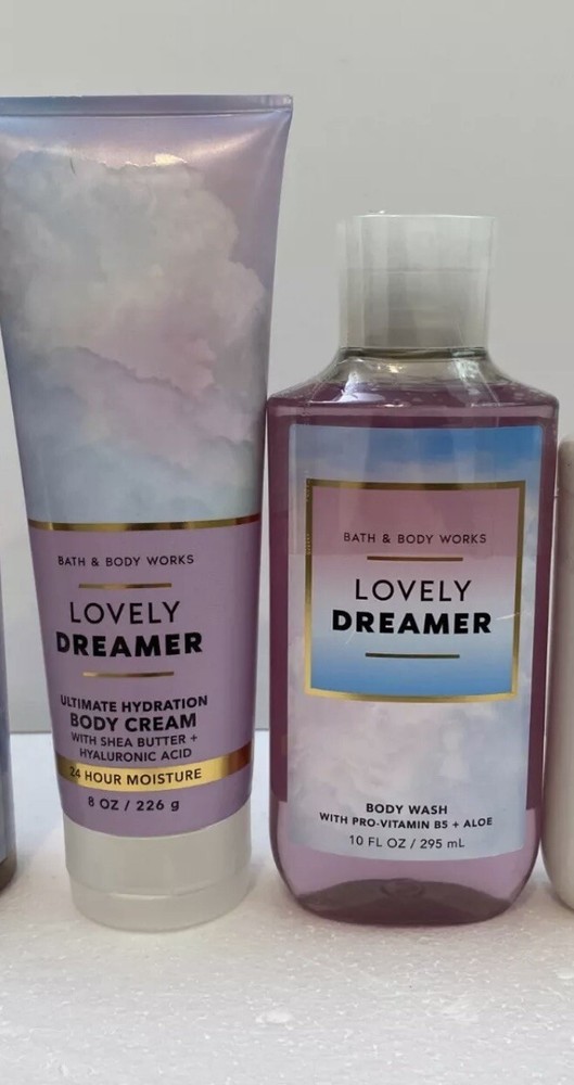 2-Piece Bath & Body Works Lovely Dreamer Shower Gel & Body Cream Set