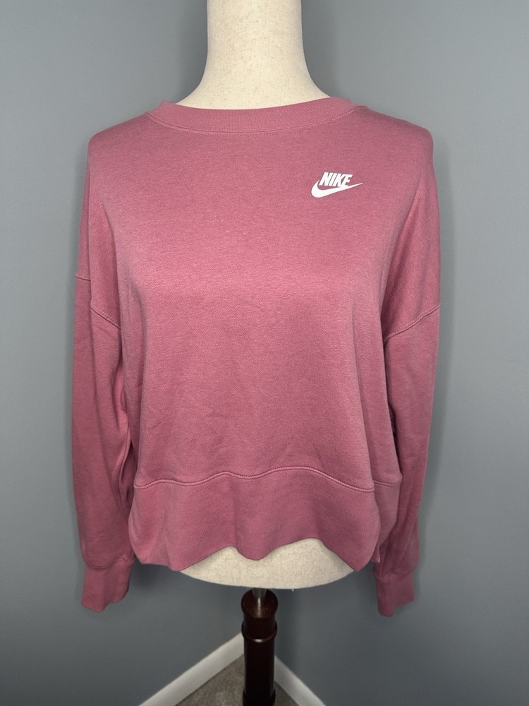 Nike Women’s Pink Pullover Sweatshirt Sz XS