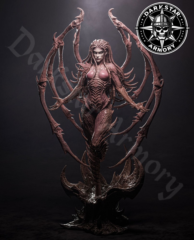 Sarah Kerrigan Resin Figure Kit 1/6 1/9 1/12 1/18 1/24 CA 3D STUDIOS