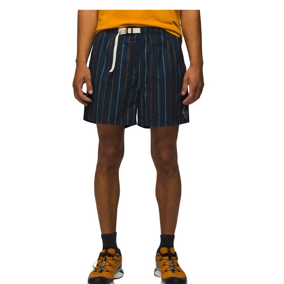 Prana Indio Heritage Mens Blue Shorts Large NEW 5