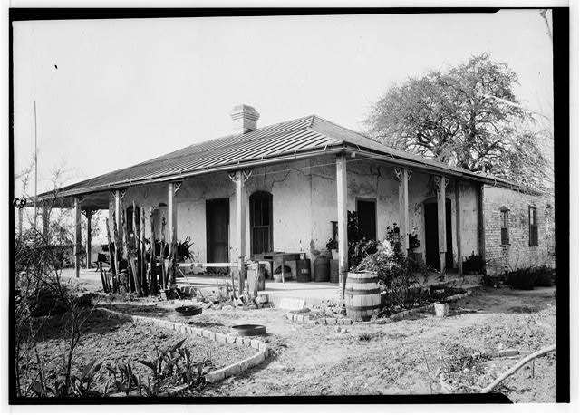 Photo:Floresville TX Francisco Flores Ranch House 1900s Adobe Home