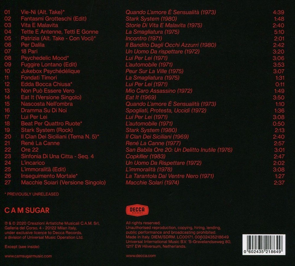 Ennio Morricone Morricone Segreto New Cd